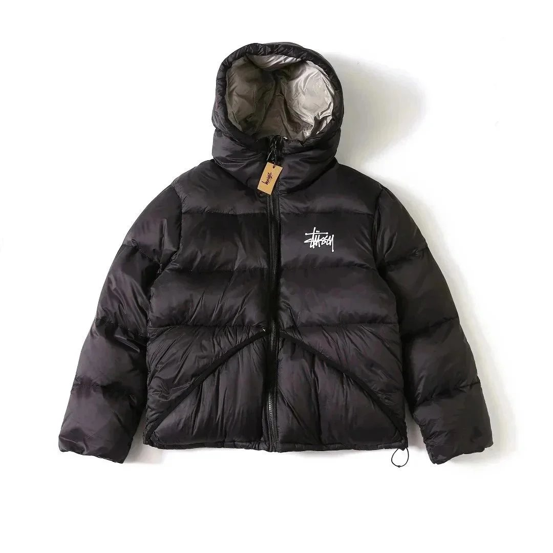 Black puffer jacket representing Pikobuy Jackets finds