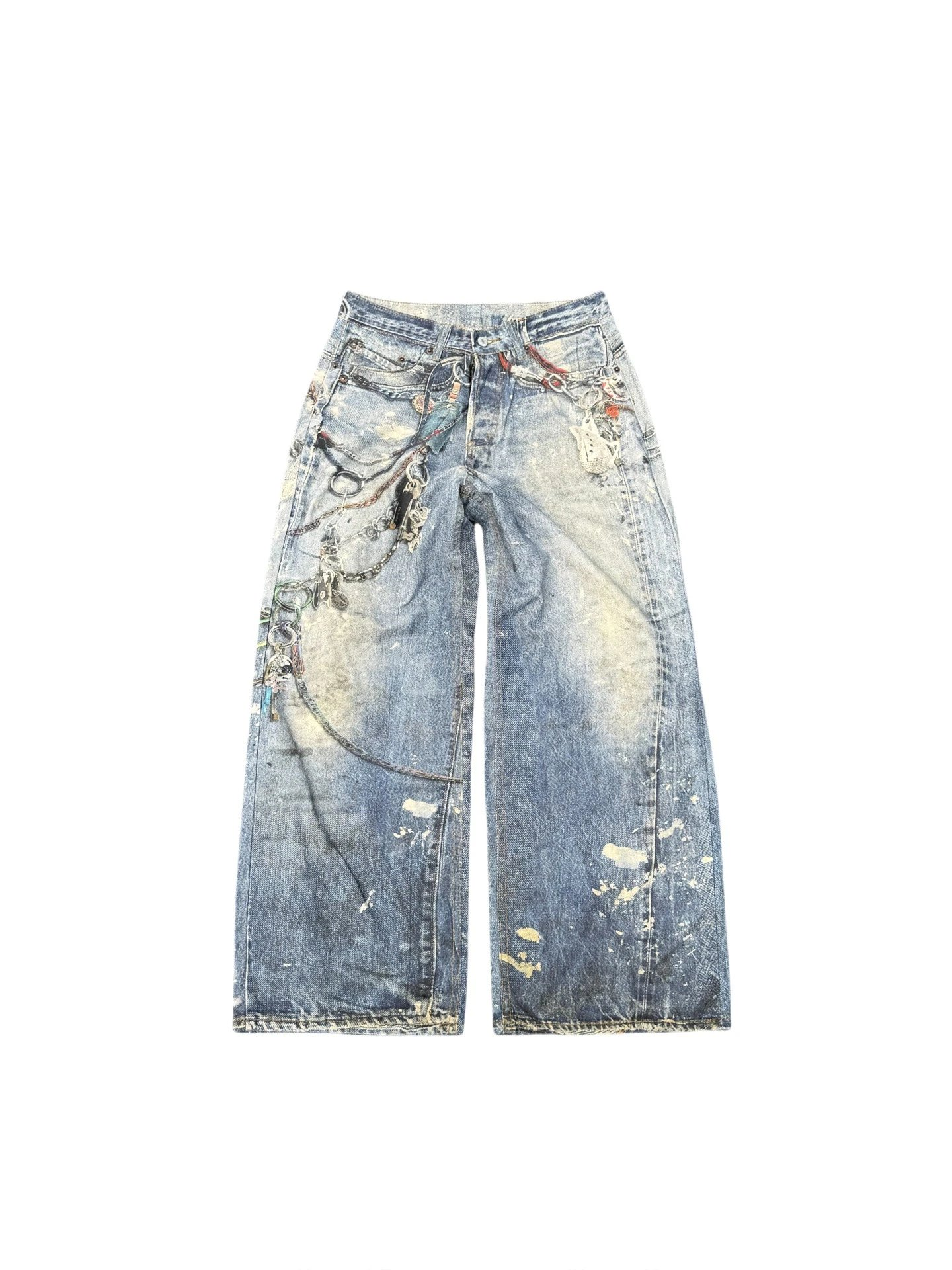 Blue denim pants representing Pikobuy Pants and Shorts finds