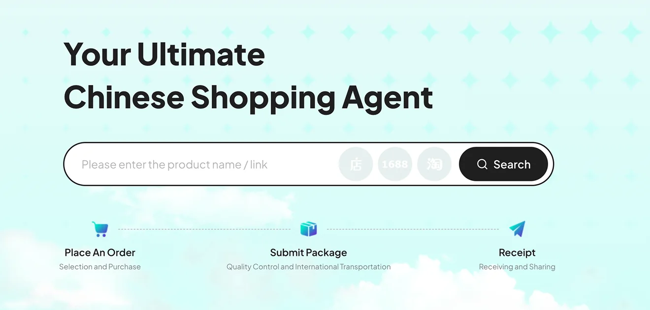 Pikobuy guide step 2 screenshot showing Search Products