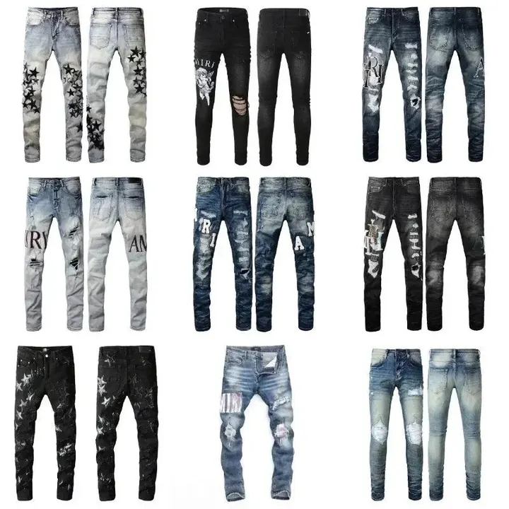 Amiri Distressed Patchwork Jeans product photo