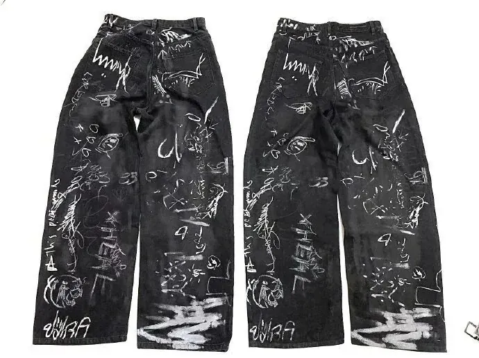 Balenciaga Graffiti Baggy Jeans product photo