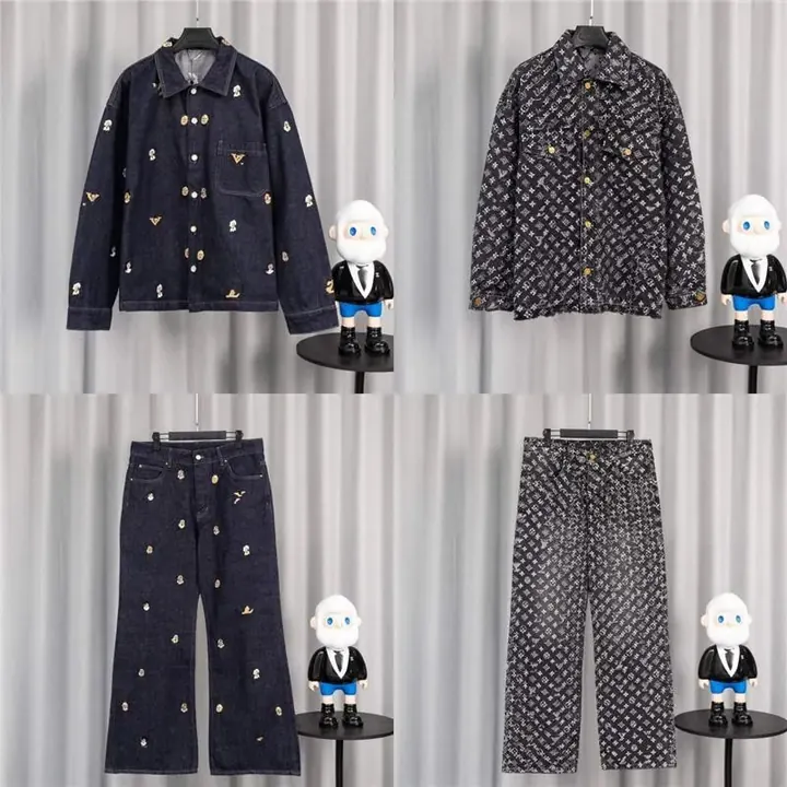 Louis Vuitton Denim Jacket and Pants Set product photo